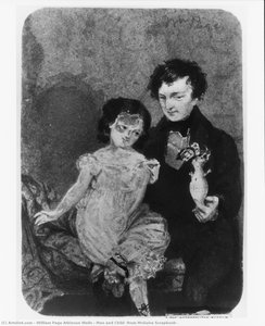 Man And Child (from Mcguire Scrapbook) — William Page Atkinson Wells