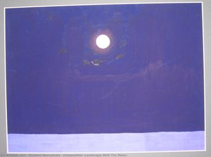 Composition (landscape With The Moon) — Hryhorii Havrylenko