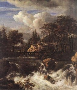 Cascata In Un Paesaggio Roccioso — Jacob Van Ruisdael