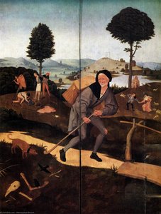 Triptych Delle Hay Wain — Gerolamo Bosch