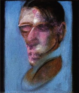 Three Studies For Self-portrait,1980, Right Panel — Francis Bacon
