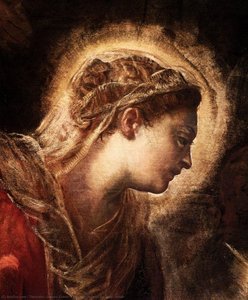 L'adoration Des Mages (détail) — Jacopo Tintoretto