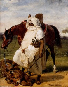 Emile Jean Horace The Lion Hunter — Emile Jean Horace Vernet