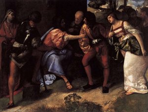 Christ And The Adulteress — Titian