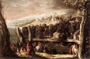 Stag Hunt — Niccolò Dell' Abbate