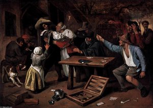 Argument Over A Card Game — Jan Havickszoon Steen