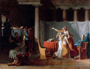 Liktored, Kes Tuovad Brütusele Tagasi Tema Poegade Riivad — Jacques-louis David