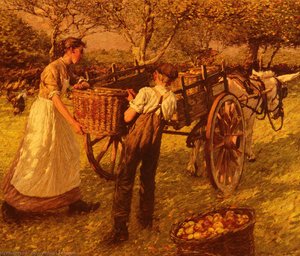 A Sussex Orchard — Henry Herbert La Thangue