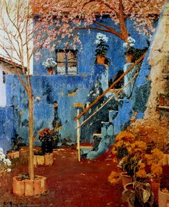 Patio Azul — Santiago Rusiñol Prats