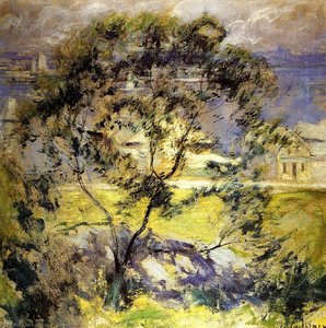 Wild Cherry Tree — John Henry Twachtman