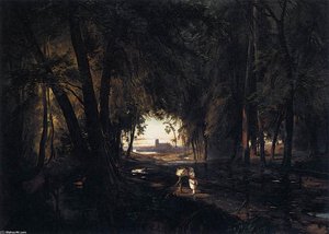 The Woods Near Spandau — Carl Blechen