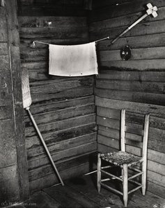 Kitchen Corner, Tenant Farmhouse, Hale County, Alabama — Walker Evans