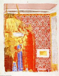 Innenraum Mit Rosengrau (aus Der Serie Landschaft Und Innenräume) — Jean-édouard Vuillard