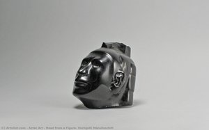 Head From A Figure, Xochipilli Macuilxochitl — Aztec Empire