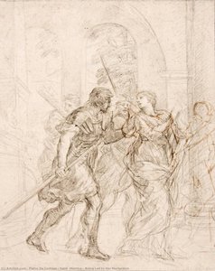 Saint (martina?) Being Led To Her Martyrdom — Pietro Da Cortona