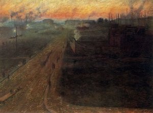Twilight — Umberto Boccioni
