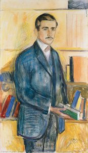 ヘーベルト・エシュの図書室にて — ムンク