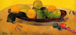 Natura Morta Con Arance Tahitiane — Eugène Henri Paul Gauguin