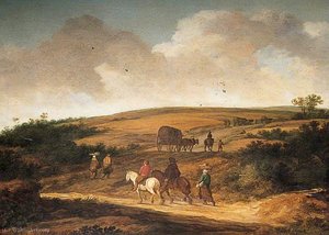 Landscape With Travelling Figures — Pieter De Molyn