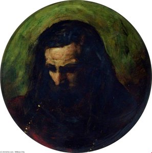 Study Of A Man's Head - — William Etty