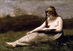 Maria Maddalena Che Legge — Jean-baptiste-camille Corot