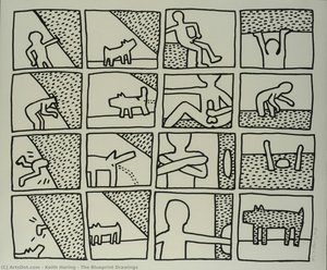 Plány Kreslení — Keith Haring