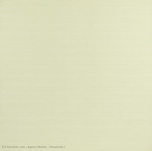 Montaña I — Agnes Martin