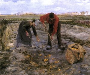 Potato Harvest — Theo Van Rysselberghe