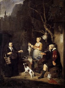 La Femme À La Volaille — Gabriel Metsu