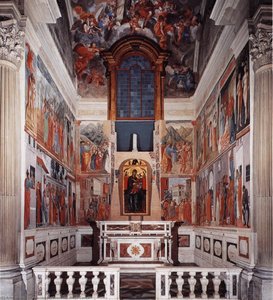 View Of The Cappella Brancacci (after Restoration) — Masaccio