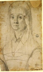 Study Of A Woman, Possibly Maria Salviati — Jacopo Carucci