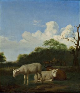 The Three Sheep — Adriaen Van De Velde