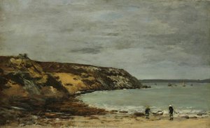 Seacost Bindy In Logonna Daoulas — Eugène Louis Boudin
