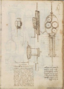 Codice Madrid I, F.9r — Leonardo Da Vinci