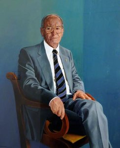 Canon George Tolley (d.2015), Principal Of Sheffield City Polytechnic (1969–1982) — Robert Priseman