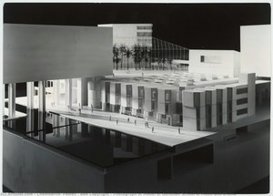 Photograph Of Model Of Guildhall School Of Music And Drama — Chamberlin, Powell & Bon Copyright