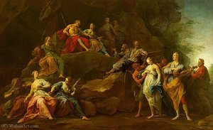 Orpheus Descended Into The Underworld To Ask Eurydice — Jean Ii Restout