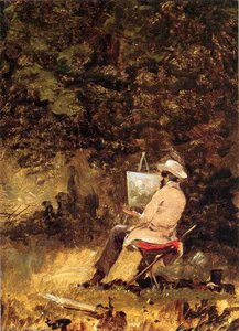 Self Portrait (also Known As The Artist Sketching) — William Sidney Mount