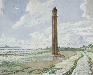 Lighthouse On The Beach — Geoffrey Scowcroft Fletcher