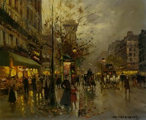 Boulevard A Paris — Edouard Cortès