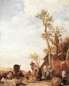 Peasant Family With Animals — Paulus Potter