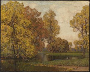 Golden Autumn — Alfred East