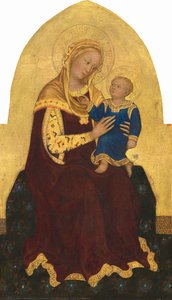 Madone À L'enfant Trônée — Gentile Da Fabriano