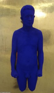Portrait Relief Pr3 (portrait Of Claude Pascal) — Yves Klein