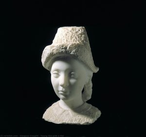 Young Girl With A Hat — Venanzo Crocetti