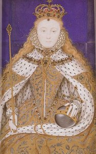 Elizabeth I Coronation Miniature — Nicholas Hilliard
