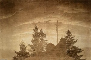 Croix Dans Les Montagnes — Caspar David Friedrich