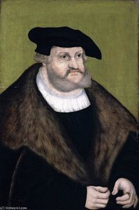 Portrait Of Johannes Cuspinian D1 (34) — Lucas Cranach The Younger
