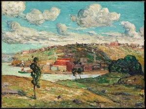 Shadows, Spuyten Duyvil Hill — Ernest Lawson