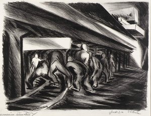 Mineros — Jackson Pollock